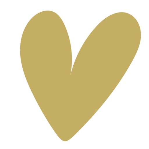 Gouden hart uit het logo van Chantal du Pree